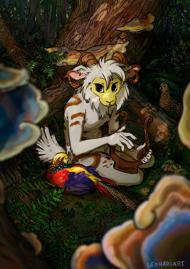 High complexity background (my most recent piece, done in DEC 2022)